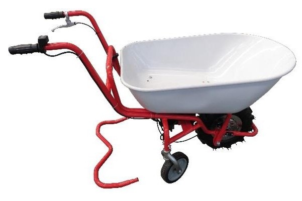 garden use gas powered three wheel construction tracked wheelbarrow