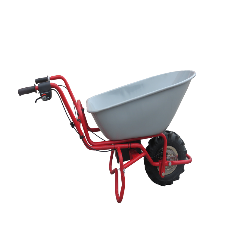 garden use gas powered three wheel construction tracked wheelbarrow