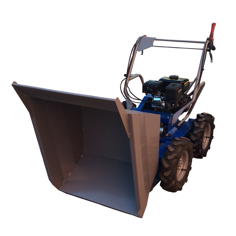 Factory wholesale price Honda engine 4 wheels mining electric crawler tracked mini dumper 500kg