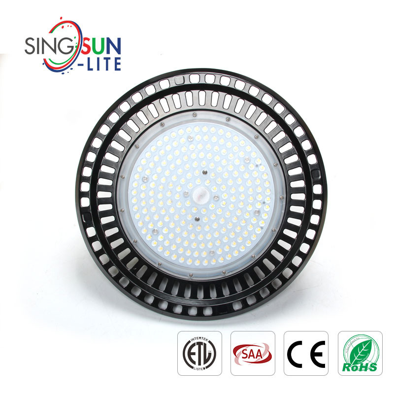 50W 100W 150W 200W LED High Bay Light Cheap LED UFO Lights Cost Effective Factory Warehouse Ceiling Light Workshop Garage OEM