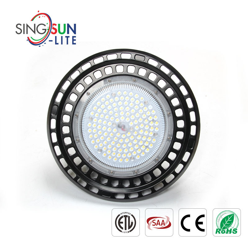 50W 100W 150W 200W LED High Bay Light Cheap LED UFO Lights Cost Effective Factory Warehouse Ceiling Light Workshop Garage OEM