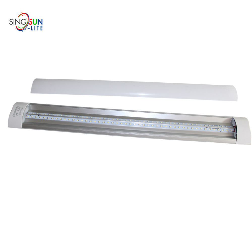 High quality led tube fixture 2ft 3ft 4ft led batten light fittings 0.6m 18w 36w 1.2m linear led light