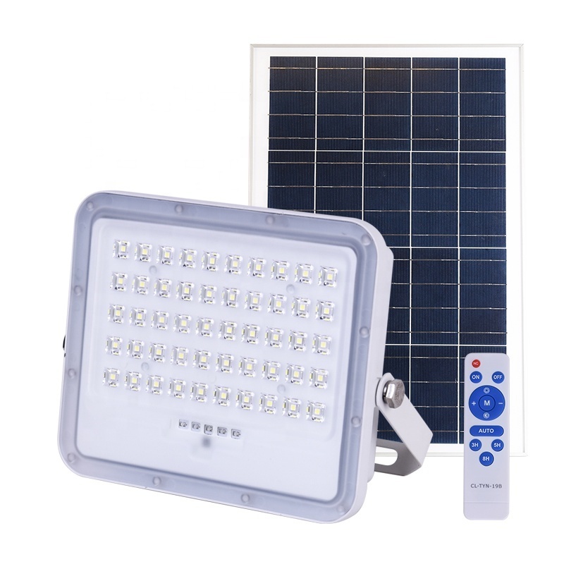 Hot Sale  Solar Lights Outdoor Adjustable LED Remote Solar Flood Light with Remote for Garden House