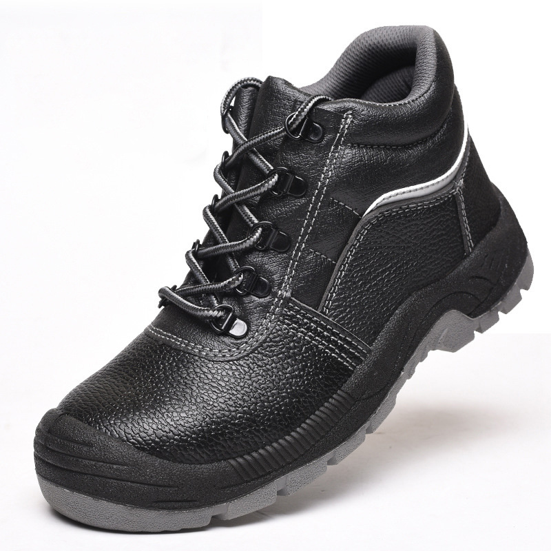 Good price mens and ladies steel toe cap anti clid oil slip skid industrial fashion work boots