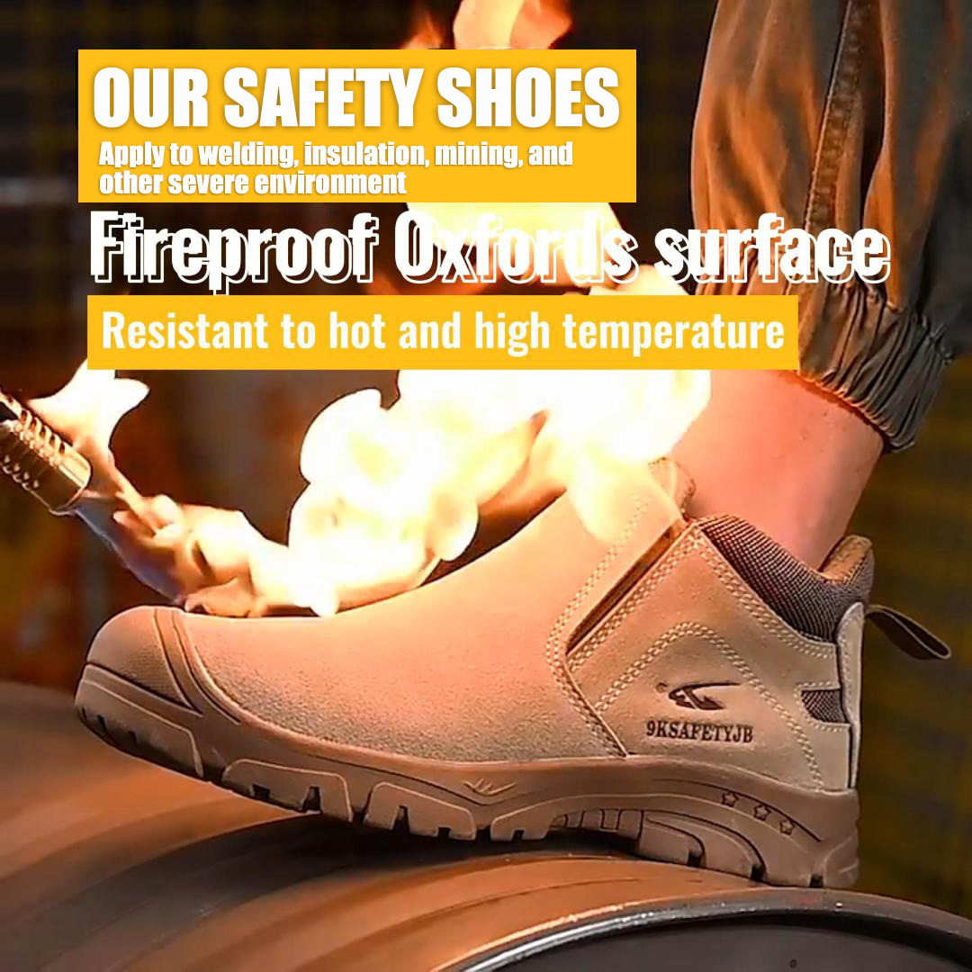 Sunland safety shoes male workcasual shoes sneakers man safety shoes work boots warehouse leather safety boots