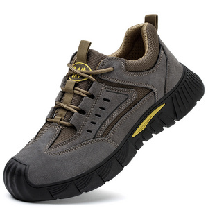 Sunland Breathable Comfort Men Indestructible Work Shoes Steel Toe Safety Shoes Men Safety Shoes