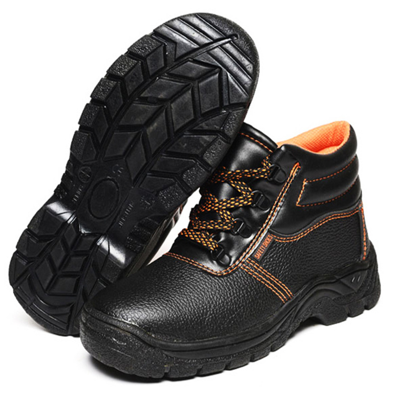 Men Safety Shoes Boots Black Light Breathable Suede Mesh Steel Toe skate shoes Work Footwear Reflective Ankle Boots