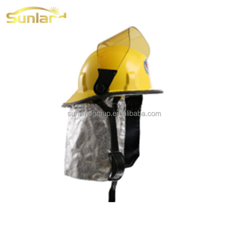 firefighting helmet safety with head lamp protective hard hat for Fireman