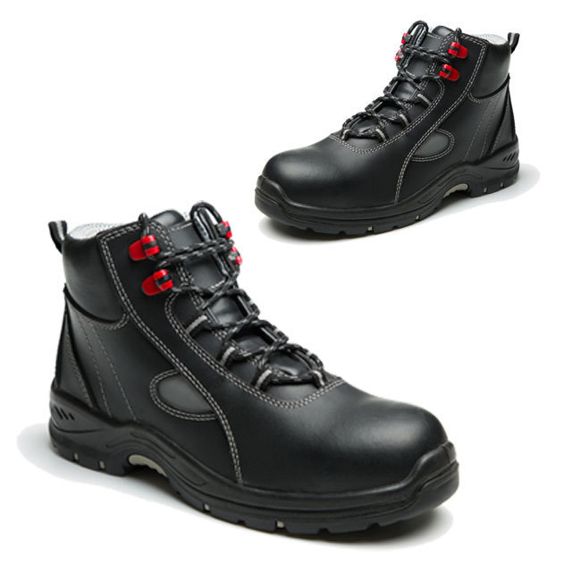 High quality leather sport light weight women fashionable cat industrial price high cutwork steel toe men brand safety shoes