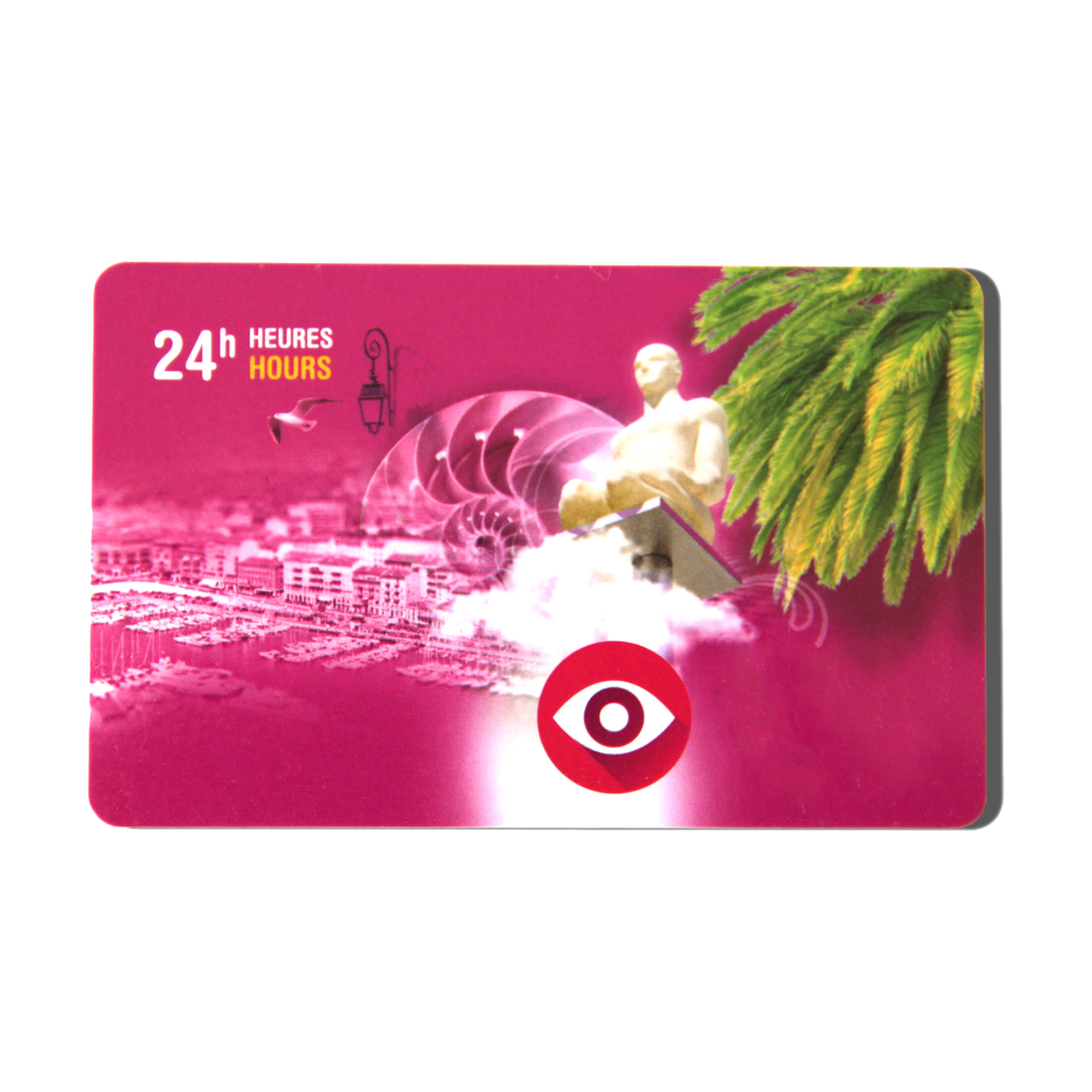 RFID MIFARE Classic 1K key printing card from SUNLANRFID factory