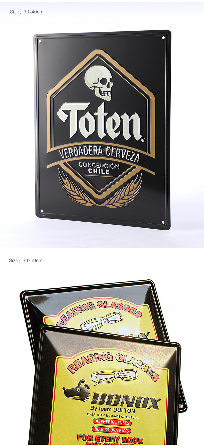Custom metal aluminum Tin Warning Parking Reflective Road Street Signs ...