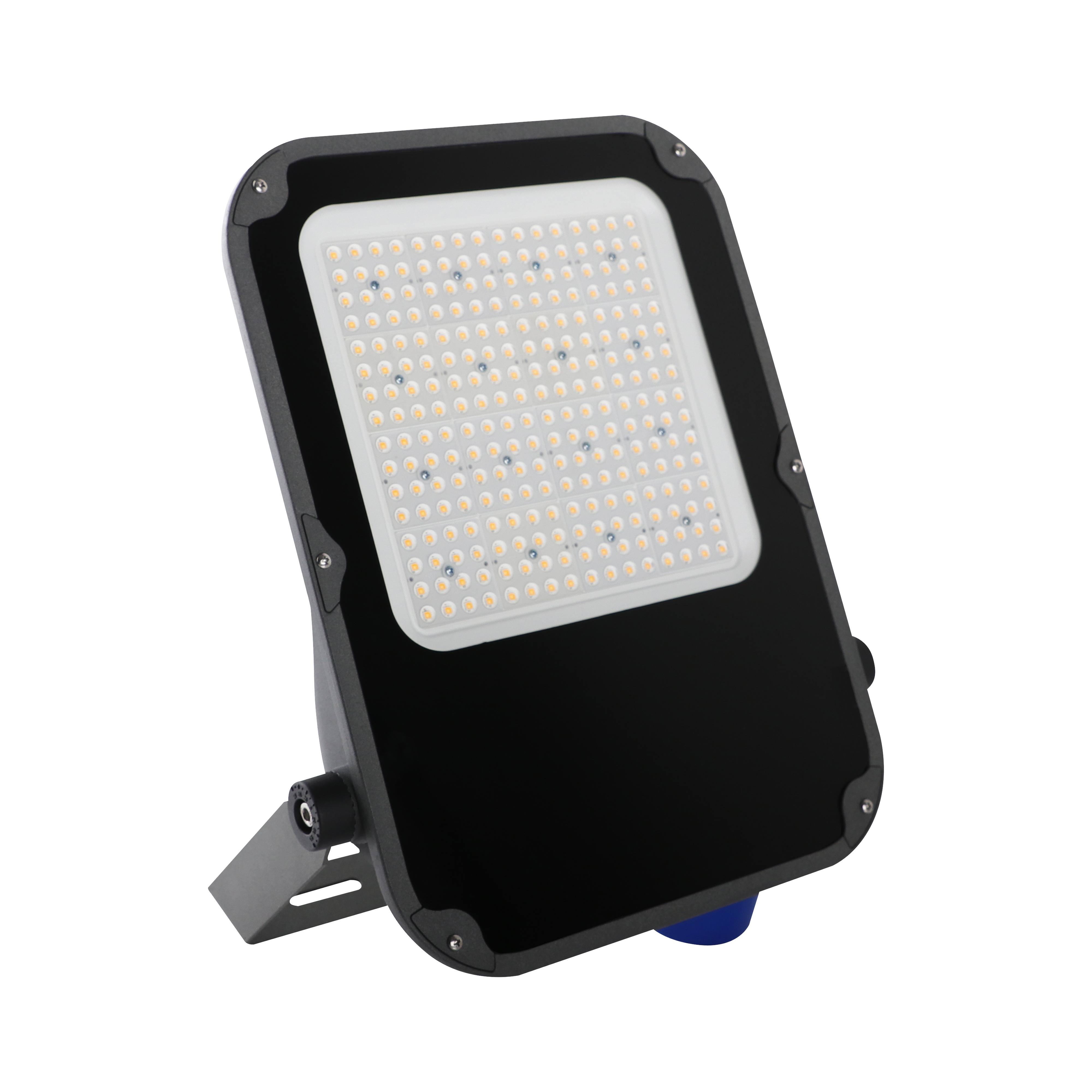 ip65 Crystal shape  gray Black driver hot sale 400w  85-265v outdoor Lighting and circuitry design or indoor LED flood light