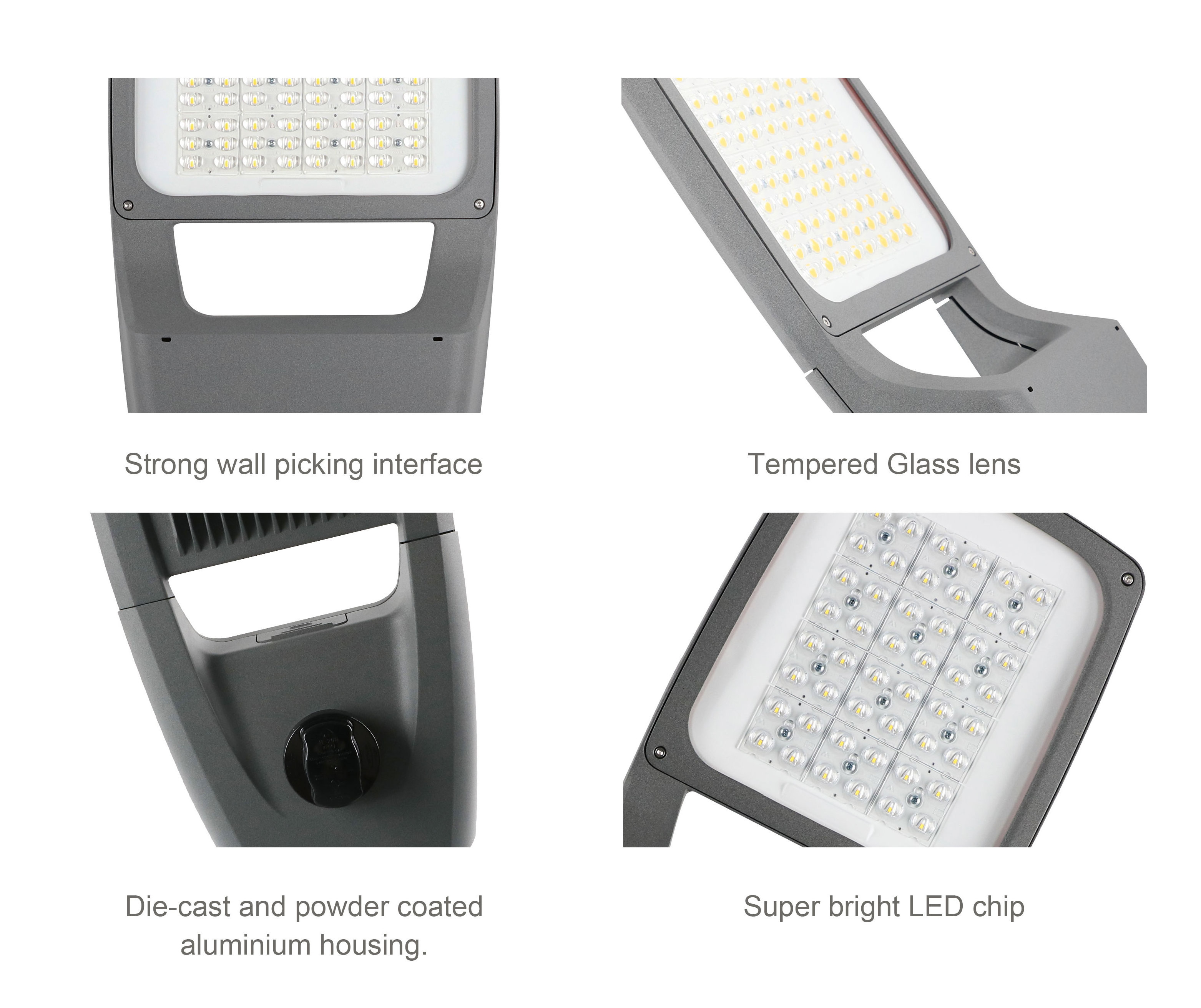 SLR27 Series 100W 200W 300 Watt Led Outdoor New Product  Glass style LED Street Light Street Light led projector lighting