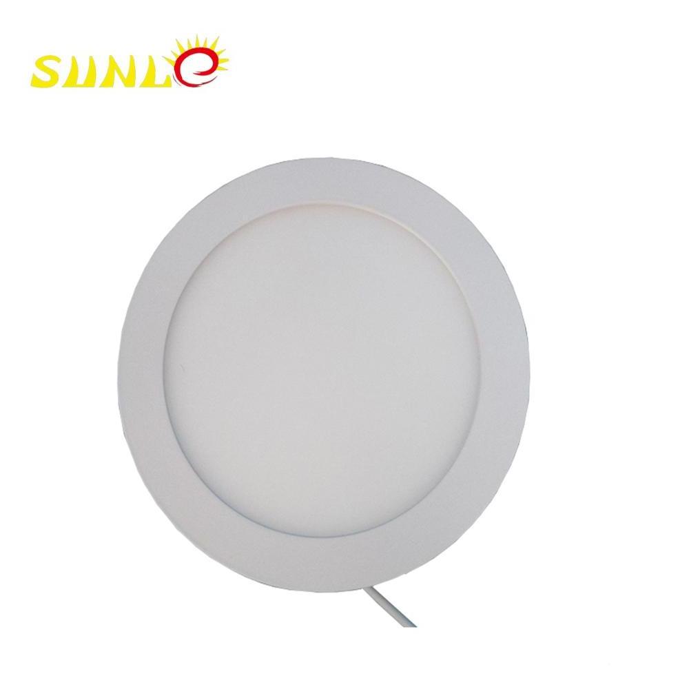 Ultra thin led light panel FD-BL124 round 12+4w double color rgb led panel light