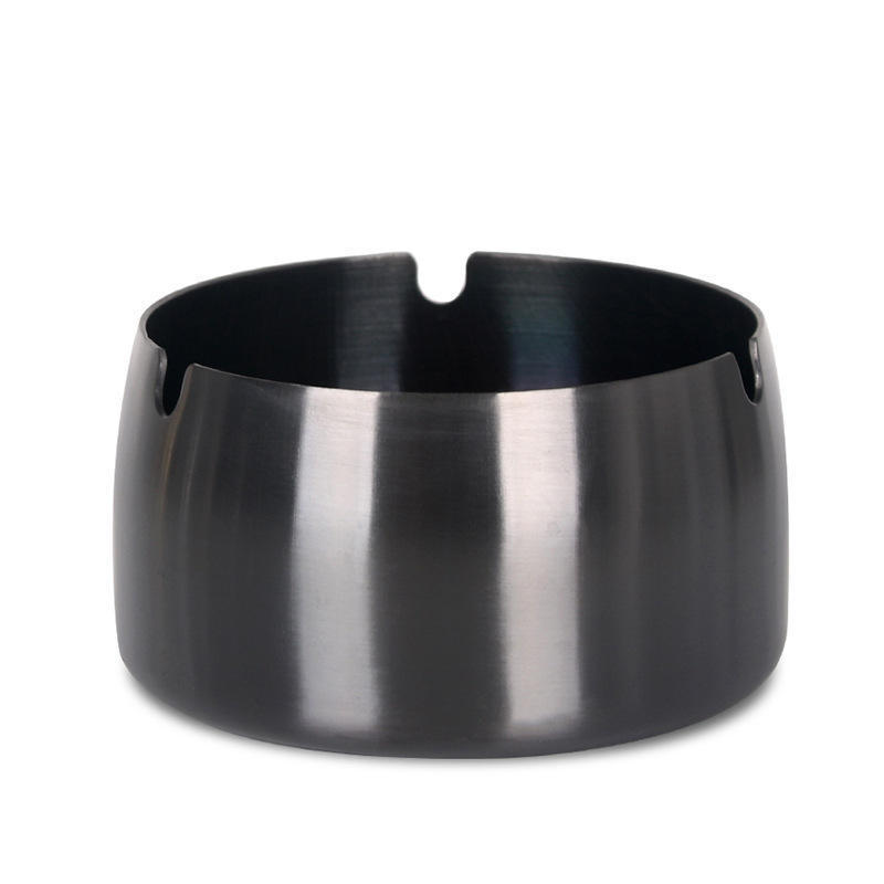 High Quality Different Size Custom Ash Tray Metal Ashtray Stainless Steel Smoking Cigar Ashtray