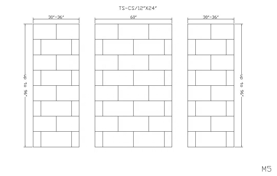 TS-CS 12''x24'' Tile Pattern Shower Panels Shower Panels System Cultured Marble Shower Wall Panels