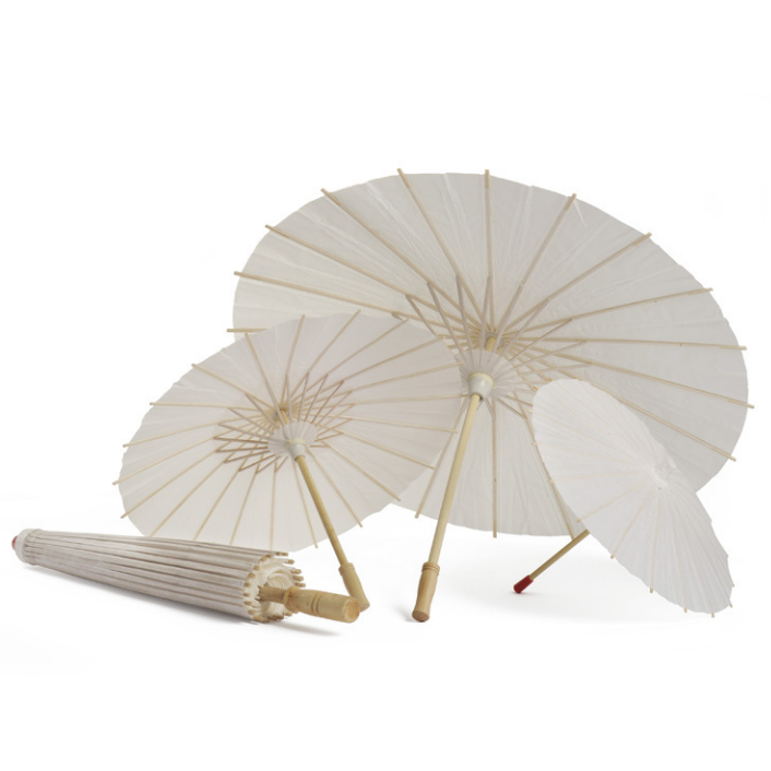 Wholesale Fashionable Multipurpose paper parasols wholesale paper umbrella white