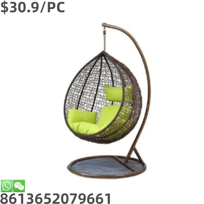 High Quality Basket Wicker Indoor Swing Rattan Furniture Hanging Chair