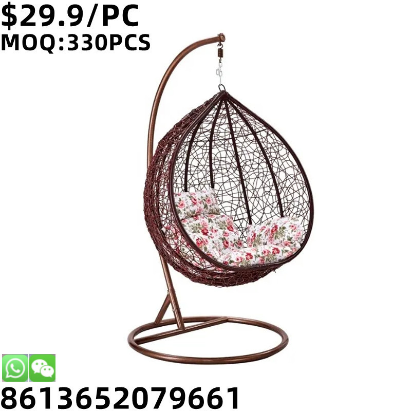 TSF Cheap Price Garden Outdoor Hanging Rattan Egg Living Room Swing Chair