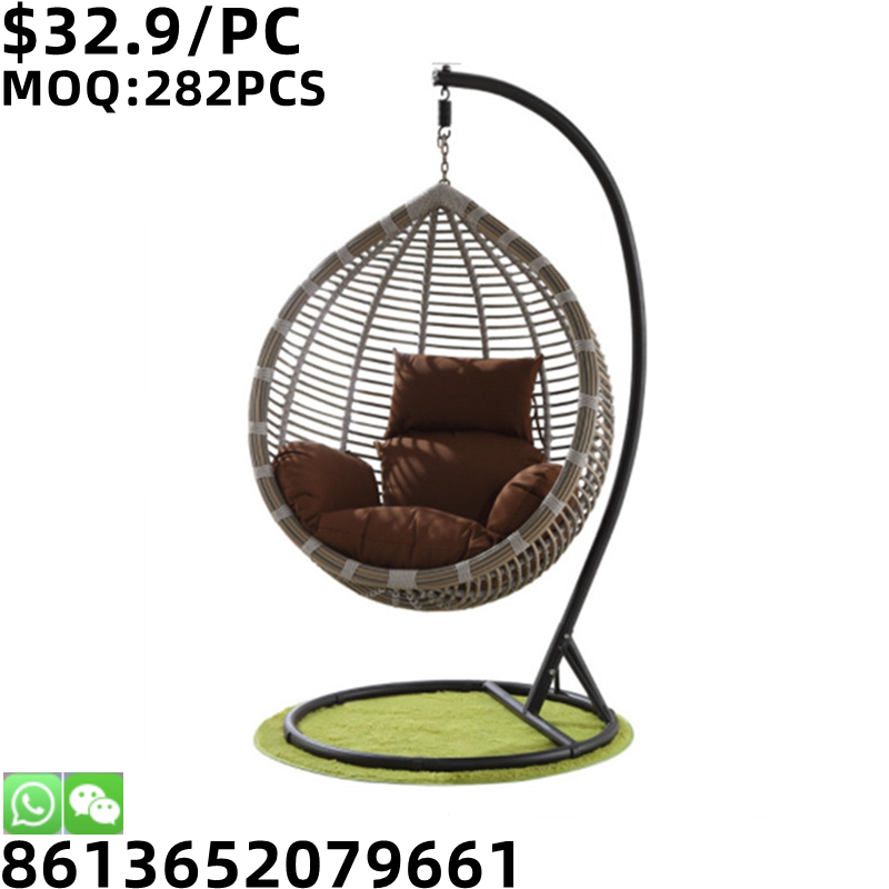 TSF Egg Chair Price Garden Patio Rattan Hanging Egg Shaped Rocking Hammock Outdoor Garden Swing Chair