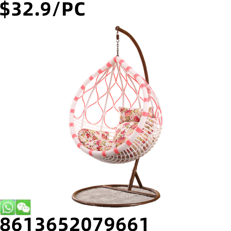 High Quality Outdoor Rattan Furniture Hanging Egg Basket Swing Chair