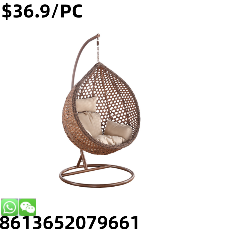 High Quality Modern Garden Hanging Bamboo Rattan Egg Swing Chair