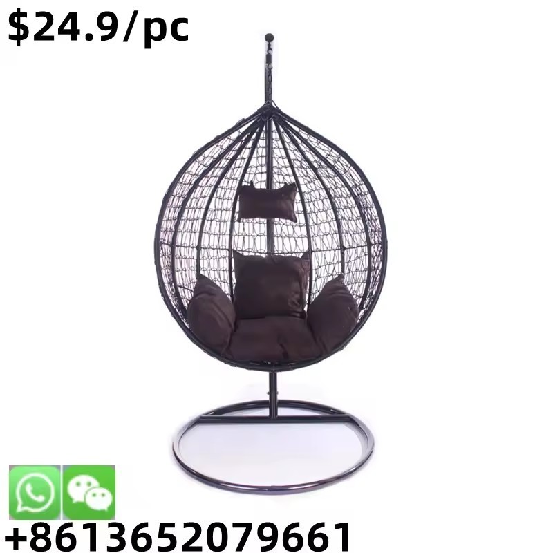 Wholesale patio bach Living Room Single Person Metal Swing Chair