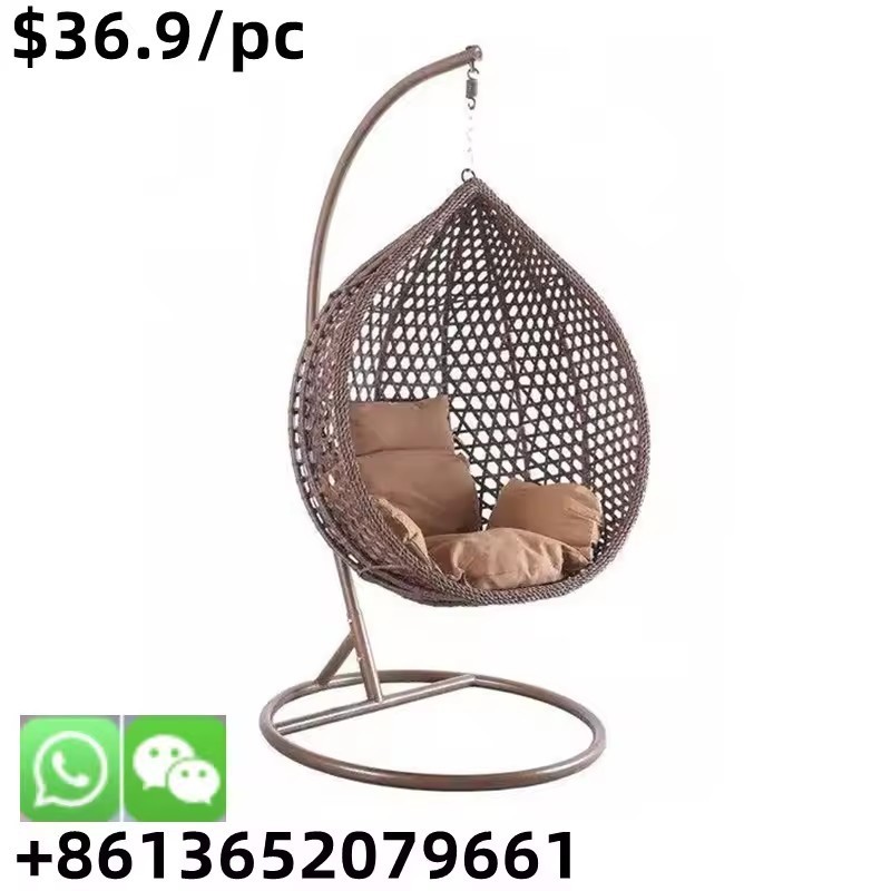 Wholesale patio bach Living Room Single Person Metal Swing Chair