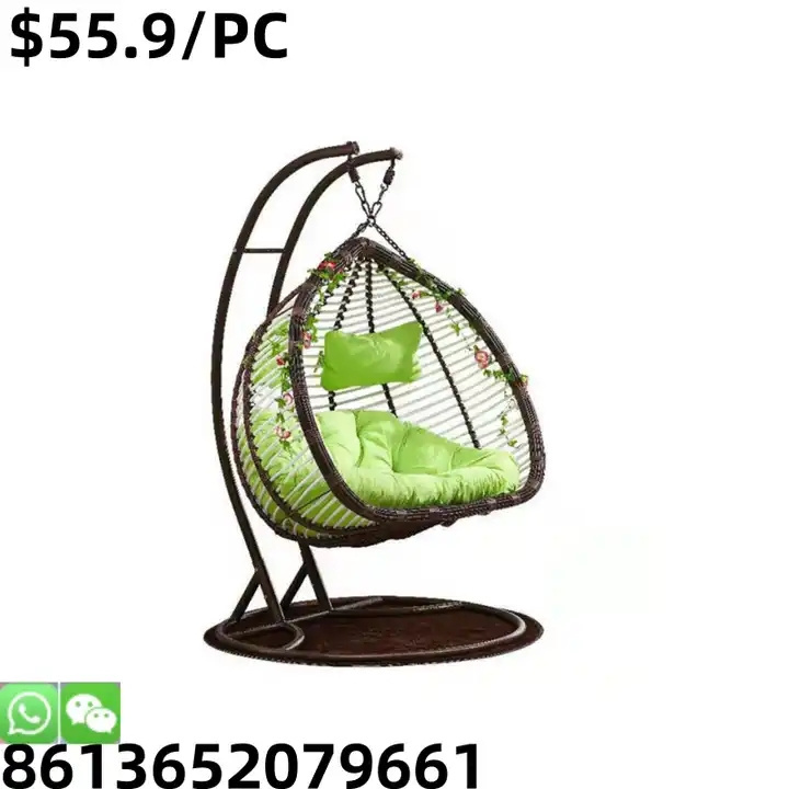 Modern Bedroom Furniture Hanging Garden Furniture Swing Chair with Stand