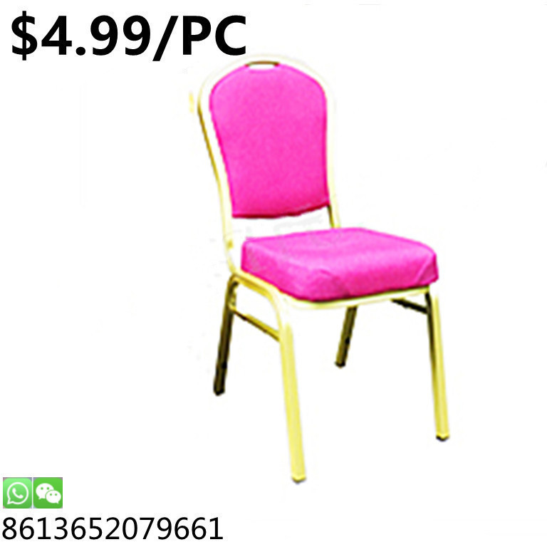 Wholesale Metal Frame  Restaurant Dining Hall Weeding Indoor Banquet Chair