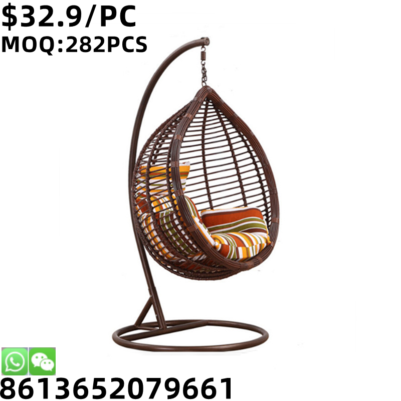 TSF Wholesale Round Swing Rattan Hanging Patio Wicker Chair