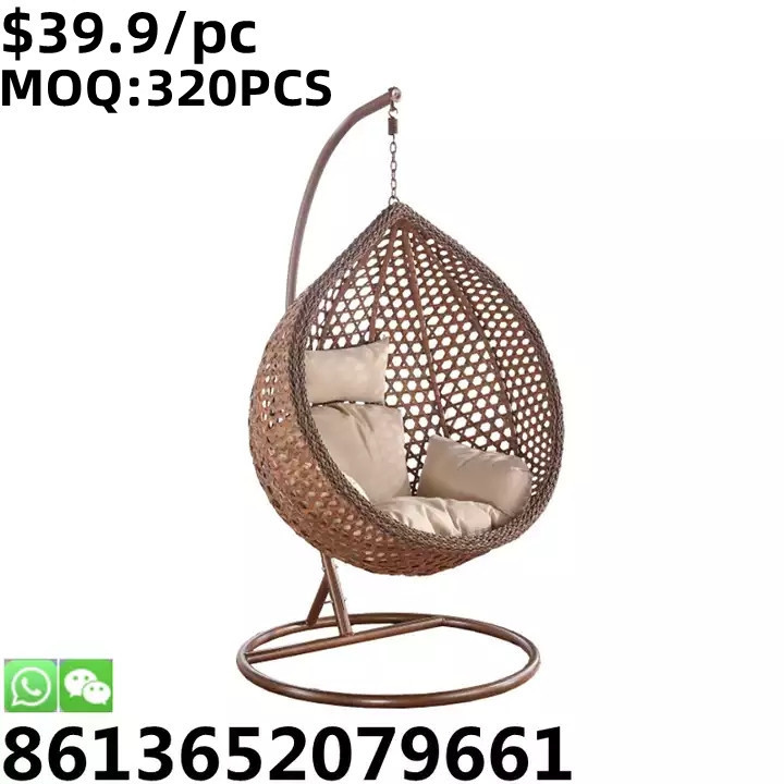 TSF wicker egg garden patio hammock hanging rattan swing chair