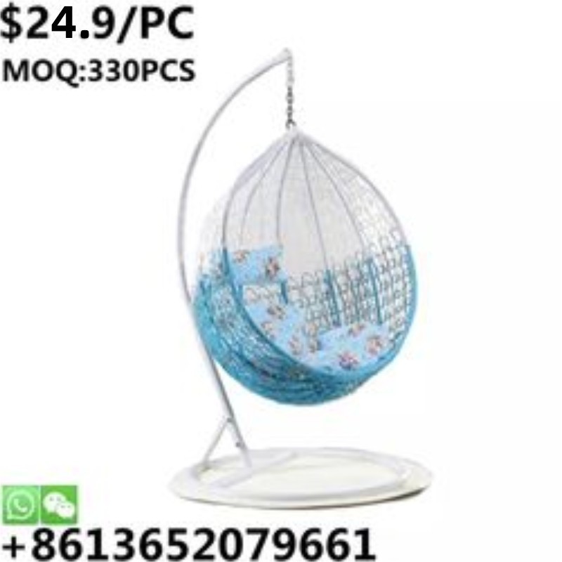 TSF Modern Outdoor Garden Furniture Wicker Egg Hanging Swing Chair