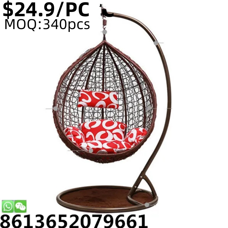 TSF wholesale patio wicker hanging furniture swing chair indoor