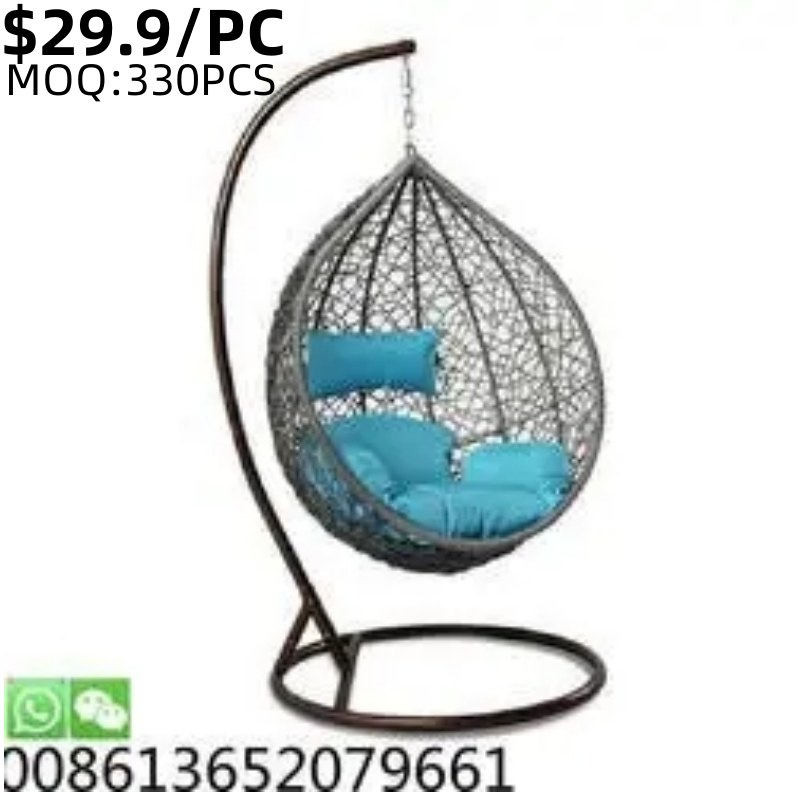 TSF Outdoor Garden Patio Hammock Bedroom Hanging Rattan Egg Swing Chair