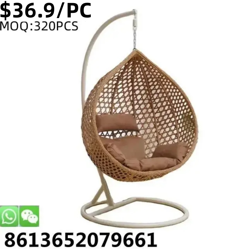 TSF Outdoor Garden Patio Hammock Bedroom Hanging Rattan Egg Swing Chair