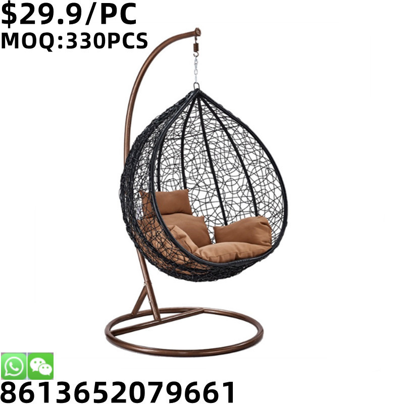 TSF Wholesale Outdoor Furniture Garden Balcony Rattan Hanging Indoor Swing Egg Chair