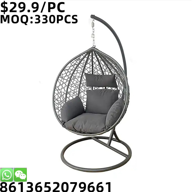 TSF Cheap High Quality Outdoor Patio Wicker Hanging Rattan Egg Furniture Indoor Swing Chair