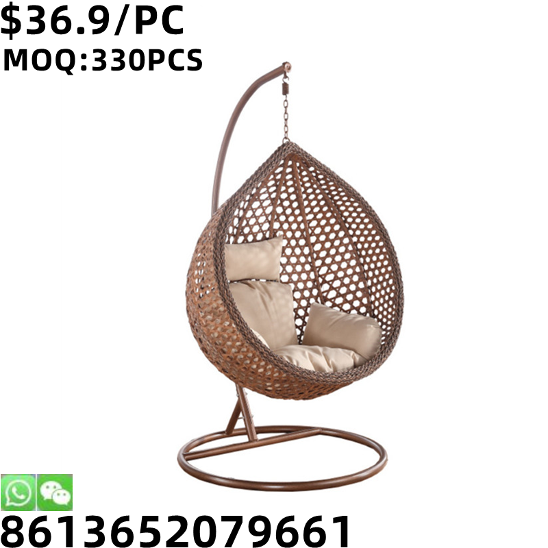 TSF Cheap High Quality Outdoor Patio Wicker Hanging Rattan Egg Furniture Indoor Swing Chair