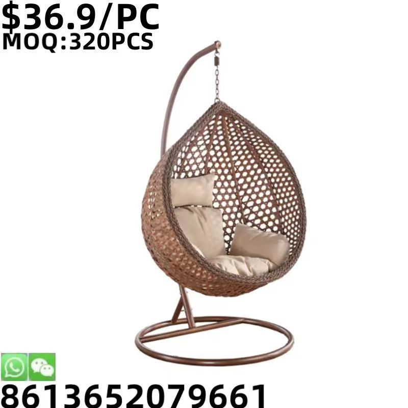 TSF comfortable outdoor wicker garden hanging rattan swing chair