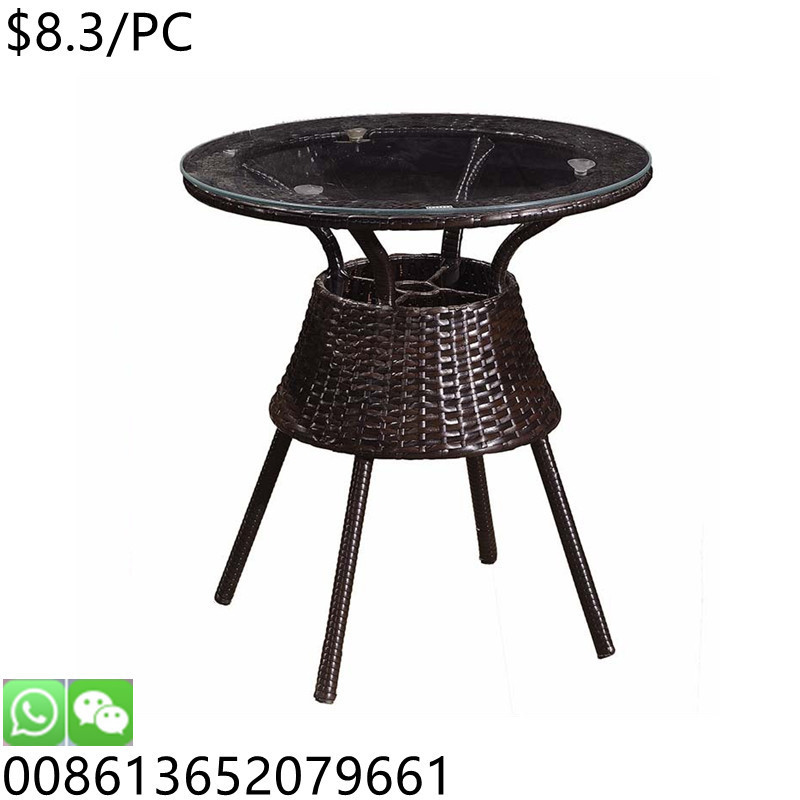 popular wicker rattan furniture patio garden set flower back rattan chair for outdoor