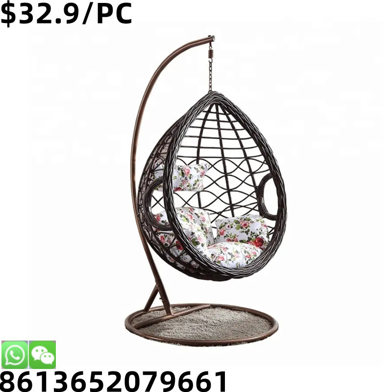 Wholesale Hanging Hammock Stand Furniture with Cushion Egg Swing Chair