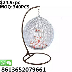 TSF Heavy Duty China Factory Outdoor garden patio swing hanging rattan egg chair