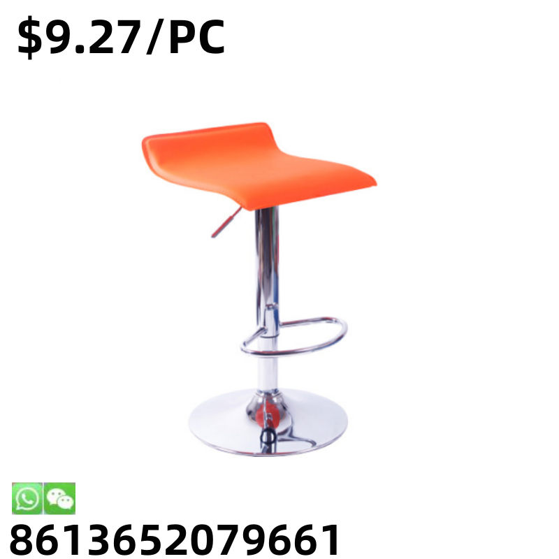 Low Price Leisure Breakfast Colorful Leather Swivel Stool Bar Chair