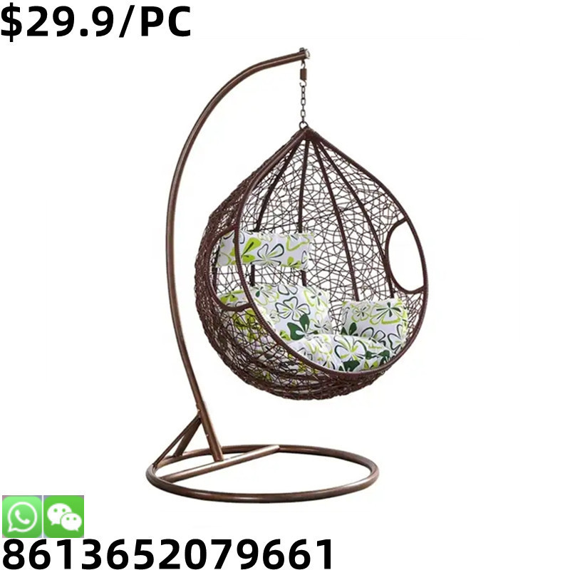 Wholesale Hanging Hammock Stand Furniture with Cushion Egg Swing Chair