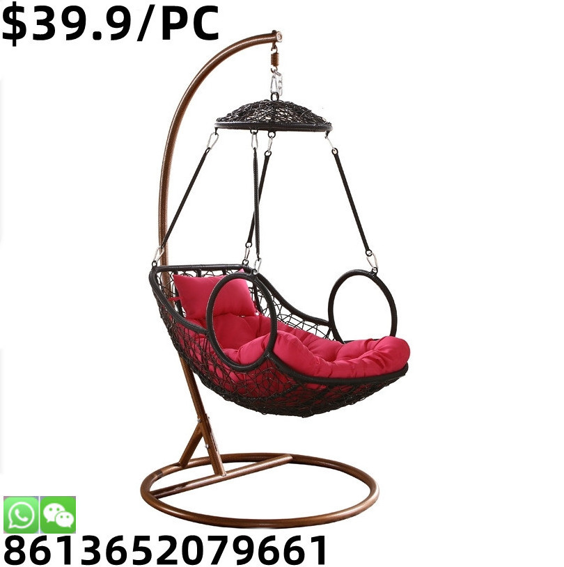 Hot Selling Hanging Egg Rattan Balcony Garden Outdoor Indoor Swing Chair