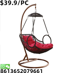 Hot Selling Hanging Egg Rattan Balcony Garden Outdoor Indoor Swing Chair