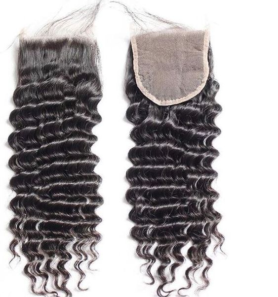 Sunlight 100% Human Hair Peruvian Hair 28  32 30 Inch Deep Wave Bundles with closure 10a deep wave Bundles High Quality