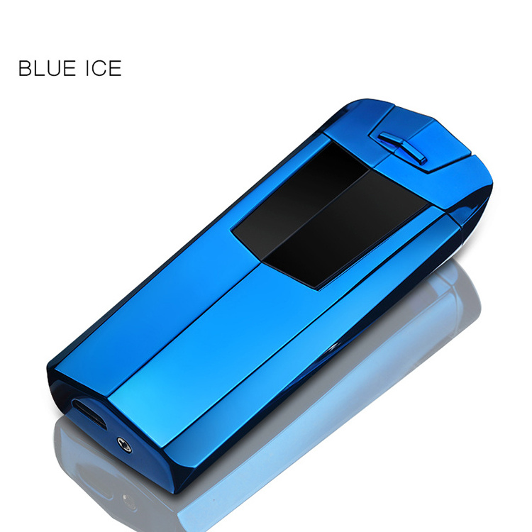 Windproof Flameless Ignitor Fingerprint Touch Switch Dual Arc Electronic Lighter With 280mAh Lithium-Ion Battery