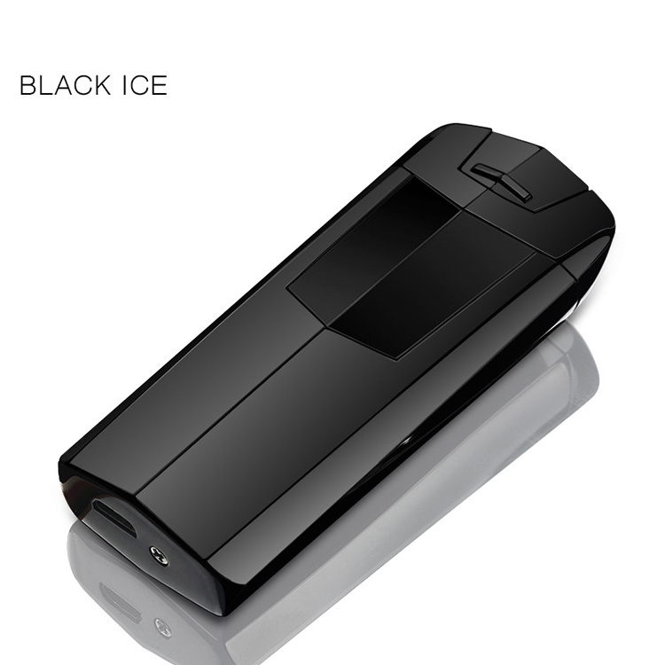 Windproof Flameless Ignitor Fingerprint Touch Switch Dual Arc Electronic Lighter With 280mAh Lithium-Ion Battery